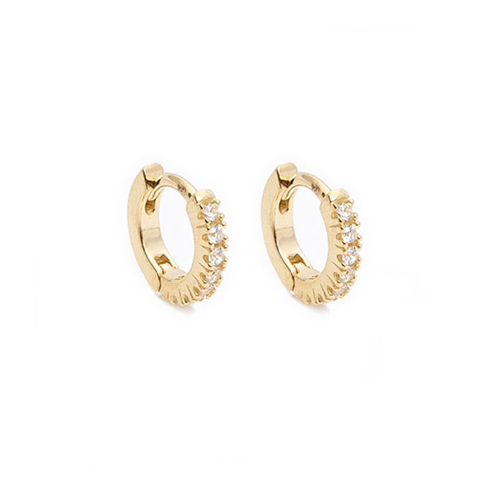 Jiyoungdorner Hoop Earrings 14-Karat Gold SAMLL (2colors)