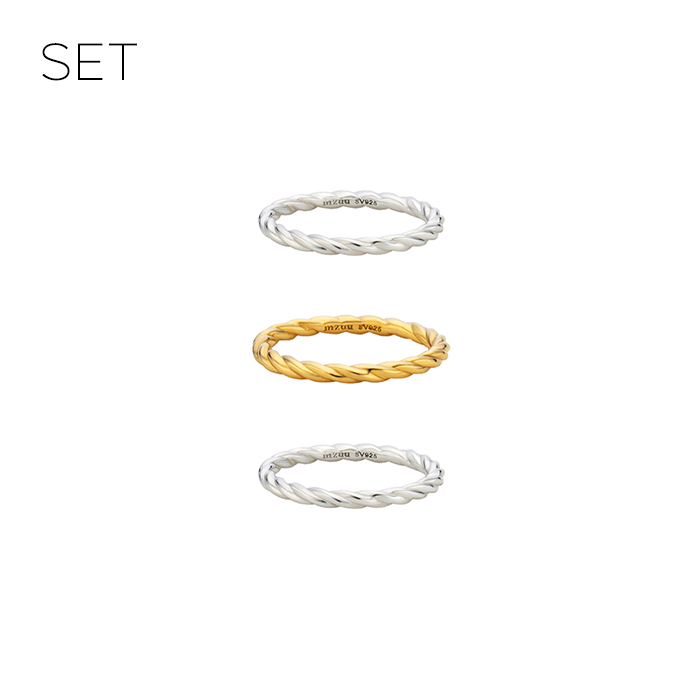 SEASONS Rope Rings Set