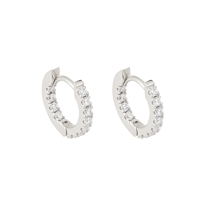 Jiyoungdorner Hoop Earrings Silver925 11mm