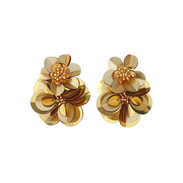 [리퍼브] Holiday Small Spangle Flower Earrings