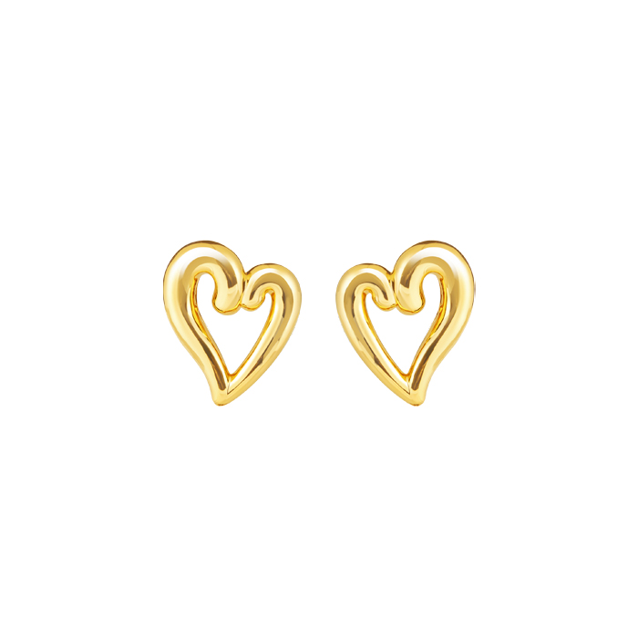 BIJOU Small Heart Earrings