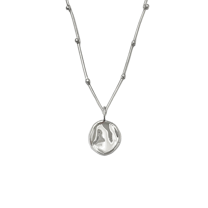 BLOOM Round Pendant Necklace