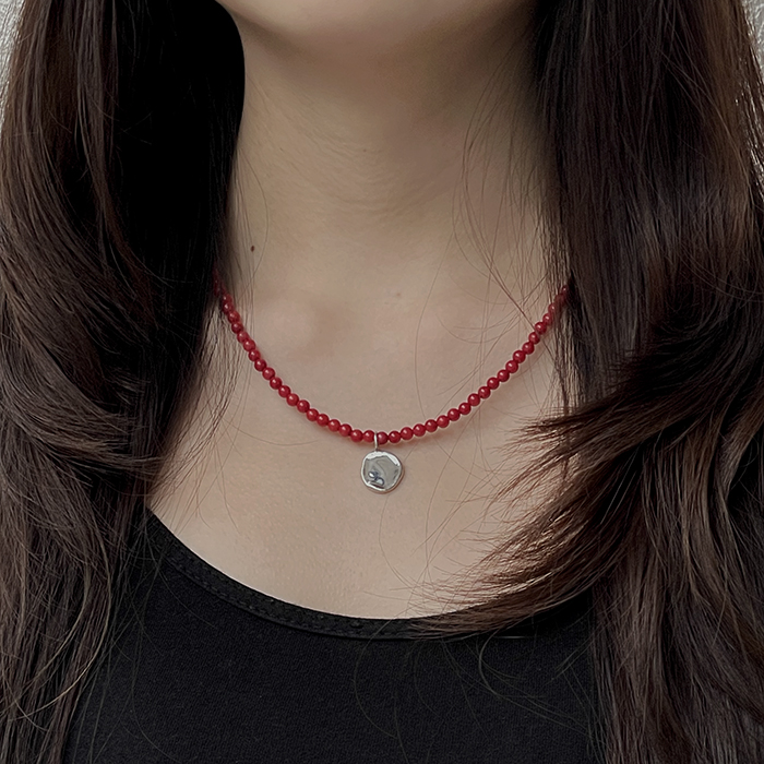 BLOOM Coral Pendant Necklace