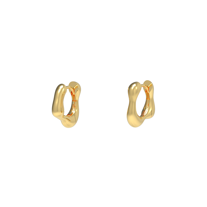 BLOOM Lumpy Hoop Earrings