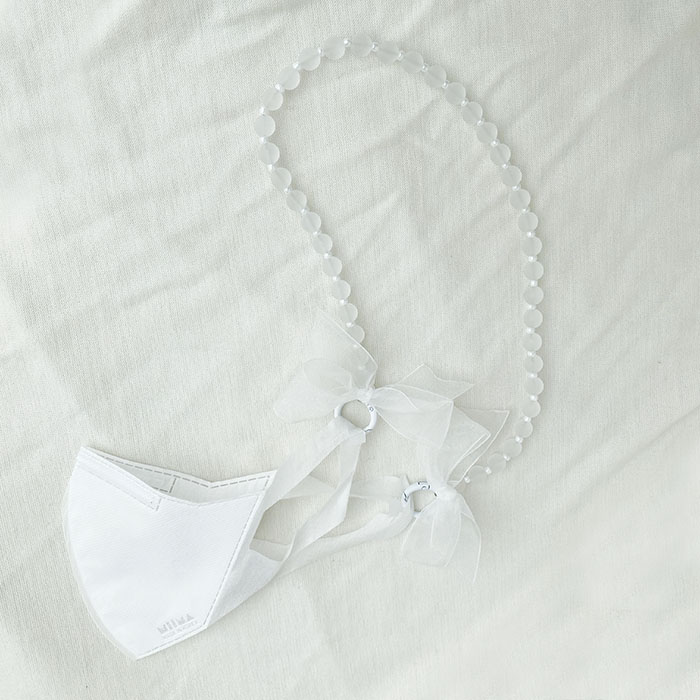 multistrap _ white ribbon short type