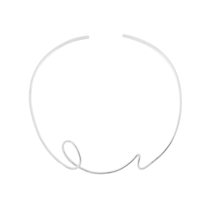 [리퍼브] Silhouette Scribble Choker