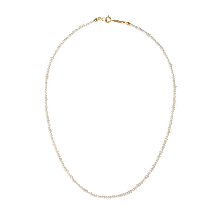 Silhouette Slim Pearl Necklace