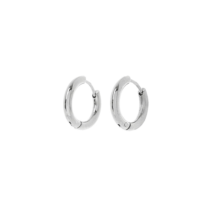 [GRAY Collection] Surgical Hoop Earrings