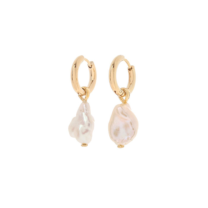 [GRAY Collection] Baroque Pearl Drop Earrings