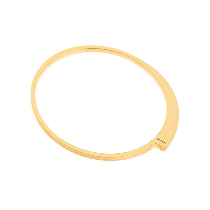 24/7 Double Texture Ellipse Bangle