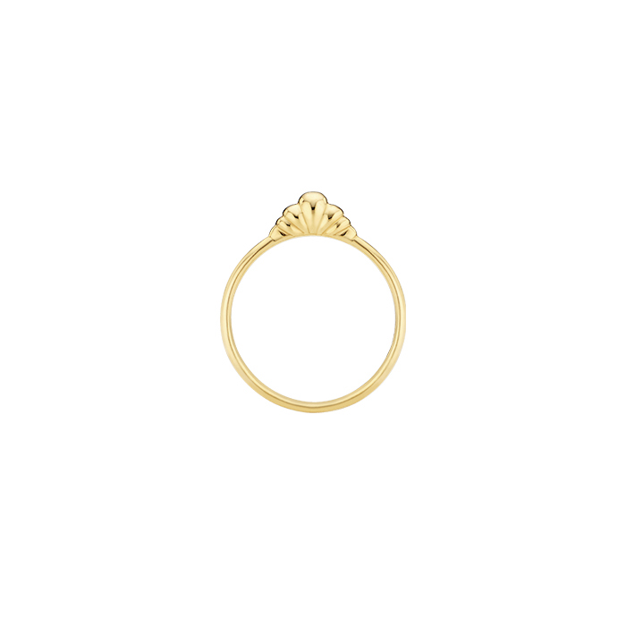 SEASONS 14-Karat Gold Croissant Ring