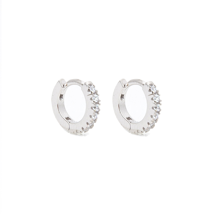 Jiyoungdorner Hoop Earrings Silver925 8mm