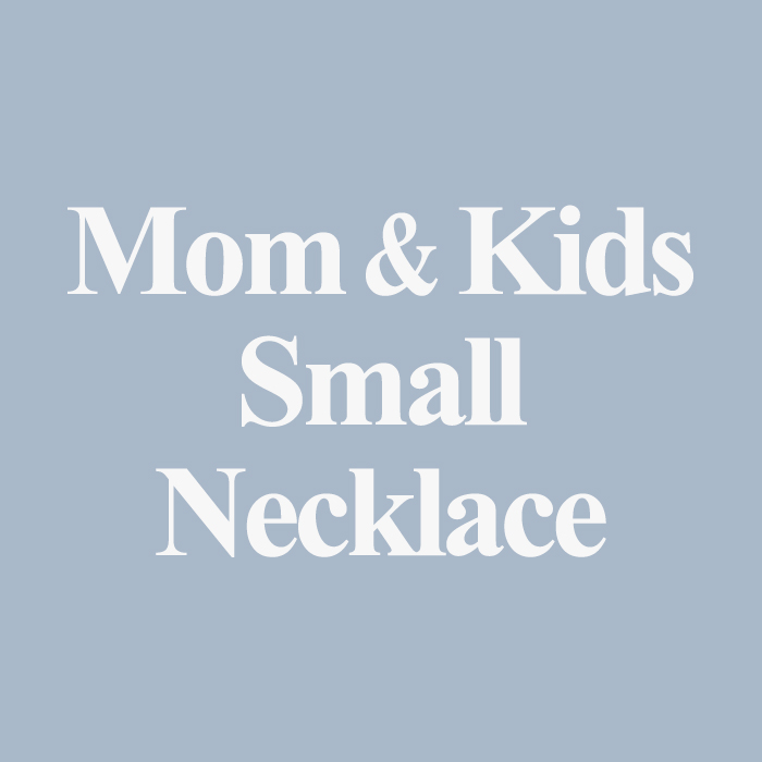 Mom & Kids Small Pendant Necklace
