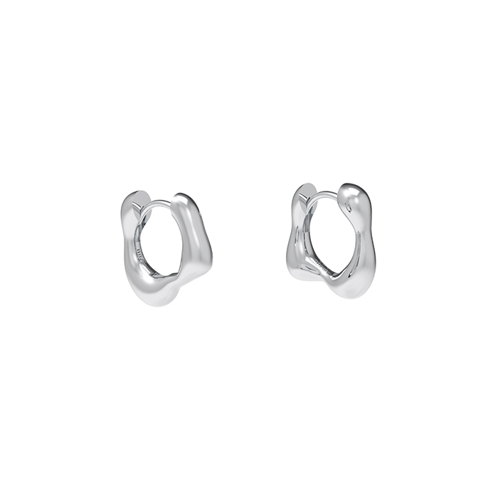 BLOOM Lumpy Hoop Earrings